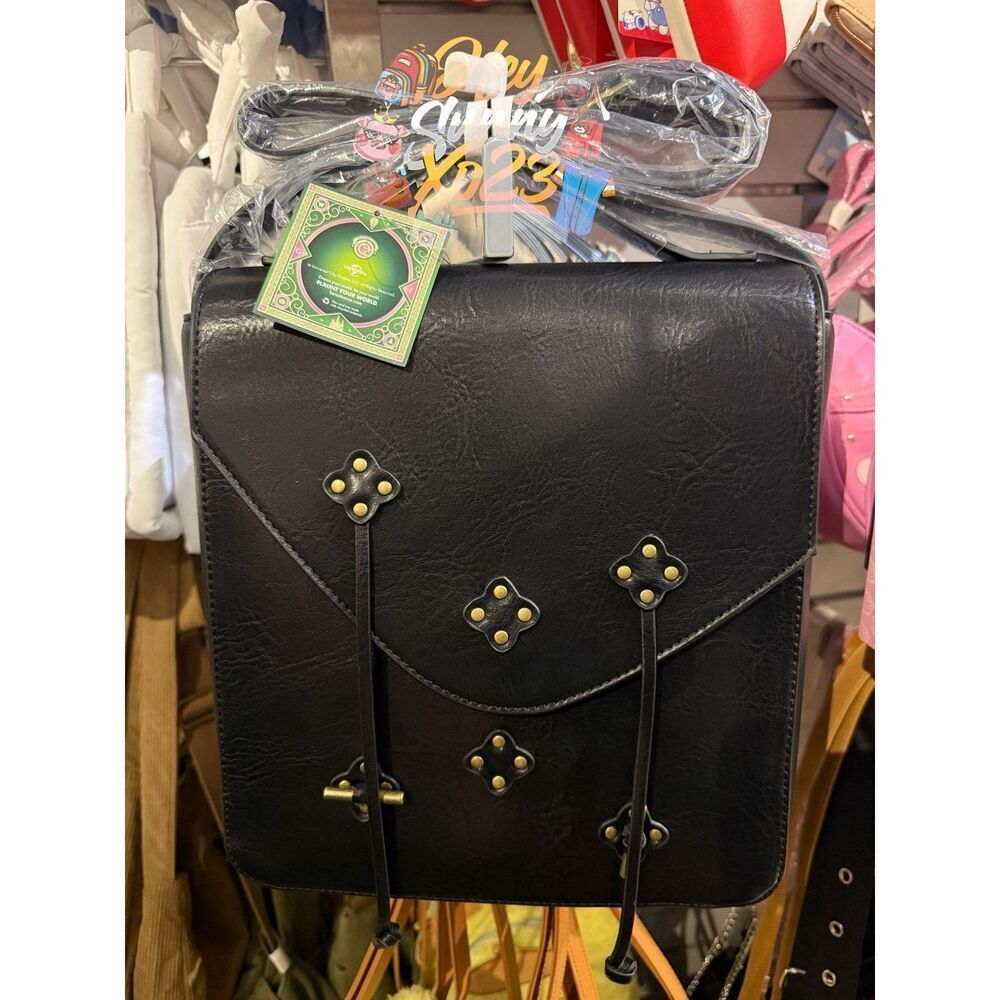 Her Universe Black and Tan Shoulder Bag with Gold Accents